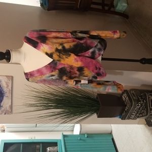 Brand new tie dye long sleeve sweater